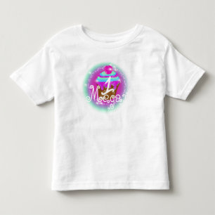 Baby’s 1st Birthday Airbrush Cupcake Toddler T-Shirt