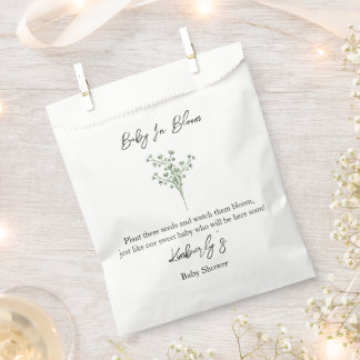 Baby’s Breath | Baby In Bloom Seeds Baby Shower Favour Bags