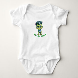 Baby’s First Halloween Frankenstein Baby Bodysuit