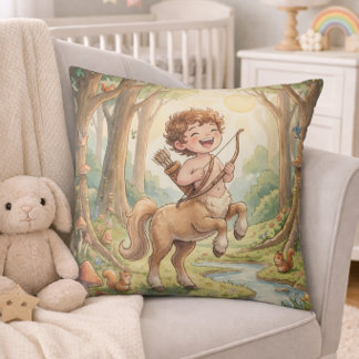 Baby Sagittarius Zodiac Nursery Kids Cushion