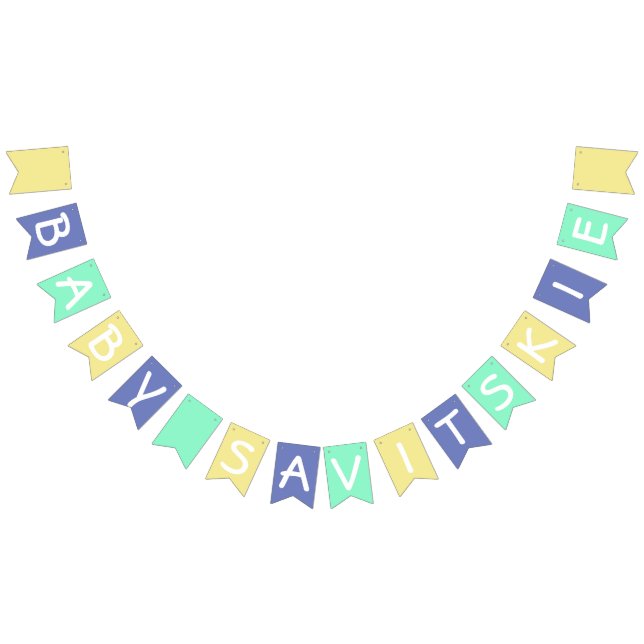 Baby Savitskie Baby Shower Banner (All)