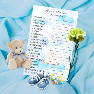 Baby Scramble Word Games Blue Little Lamb