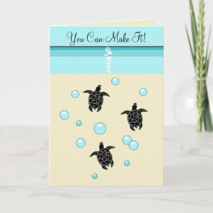 Baby Sea Turtle Greeting Card