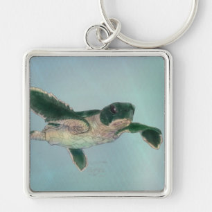 Baby Sea Turtle Key Ring
