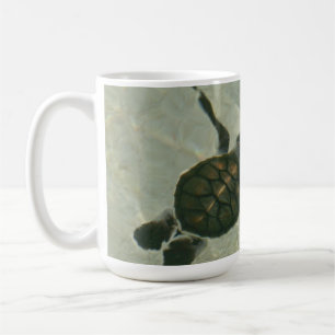 Baby Sea Turtle Swimming Out To Sea Coffee Mug