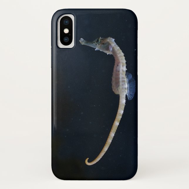Baby Seahorse iPhone X Case (Back)