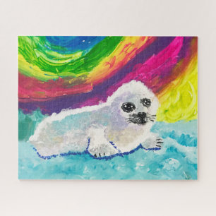 Baby Seal "Art by Kids" Jigsaw Puzzle