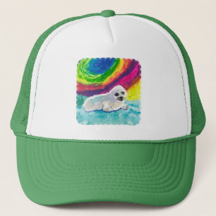 Baby Seal "Art by Kids" Trucker Hat