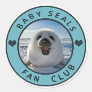 Baby Seal Fan Club stickers