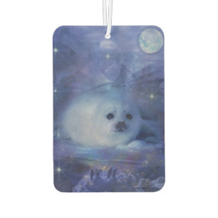 Baby Seal on Ice - Beautiful Seascape Car Air Freshener