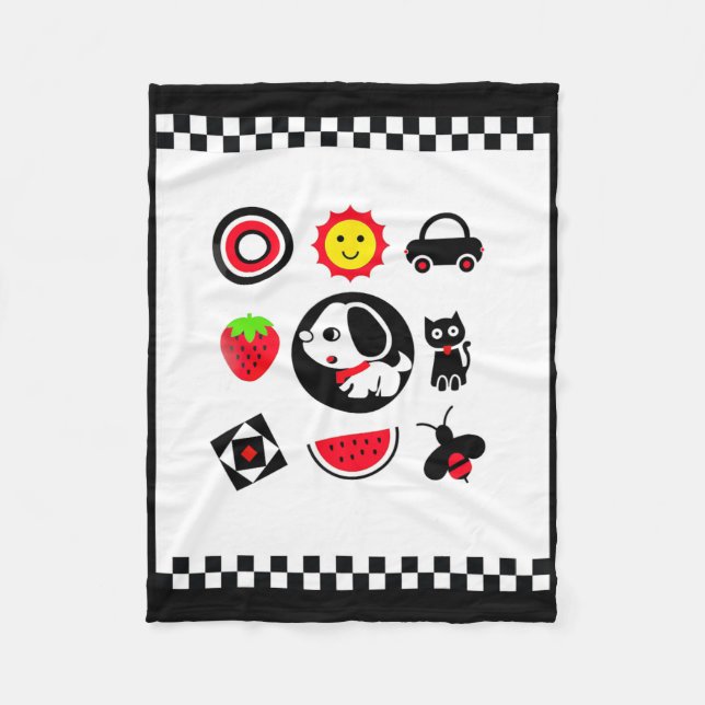 Baby Sensory Gift For New Mum Dad Parents  Fleece Blanket (Front)