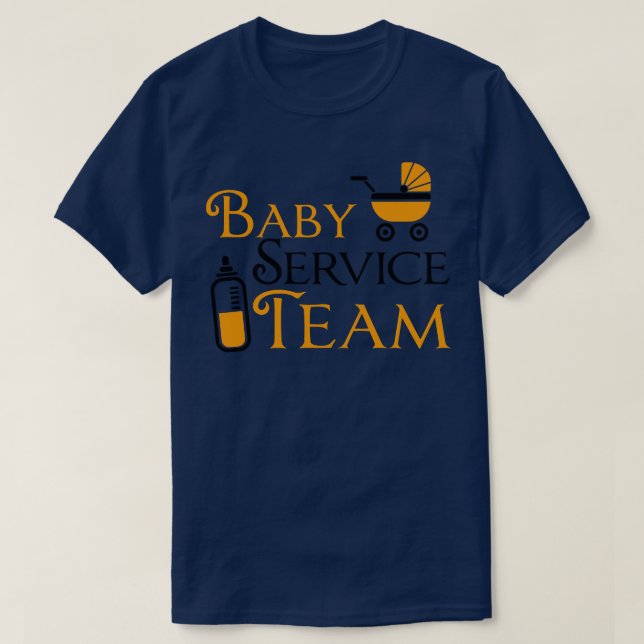 Baby Service Team T-Shirt (Design Front)
