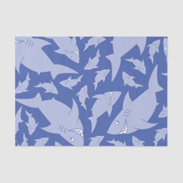 Baby Shark 1st Birthday Party Tissue Paper (Front)