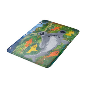 Baby Shark "Art by Kids" Bath Mat