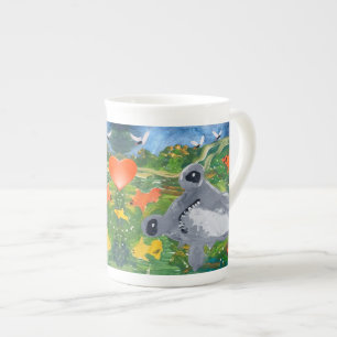 Baby Shark "Art by Kids" Bone China Mug