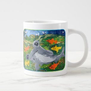 Baby Shark "Art by Kids" Large Coffee Mug