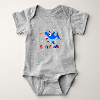 Baby Shark Baby Football Bodysuit