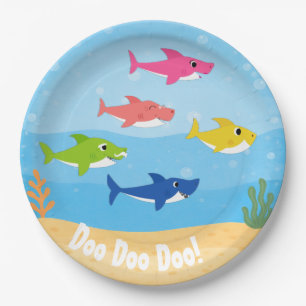 Baby Shark Dinner Plates