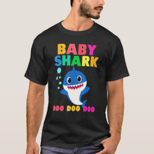 Baby Shark Doo Doo Baby Mummy Daddy Kids T-Shirt