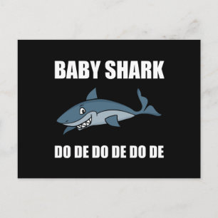 Baby Shark Funny Postcard