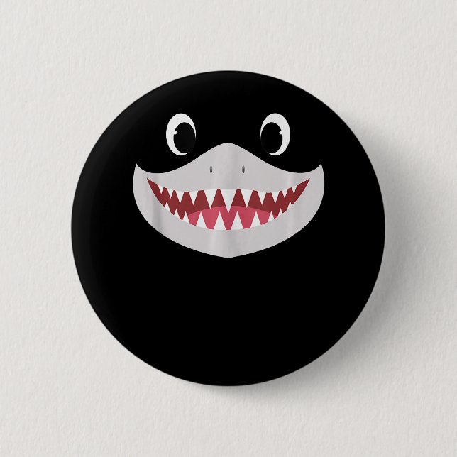 Baby Shark Halloween - Cute Shark Gifts 6 Cm Round Badge (Front)