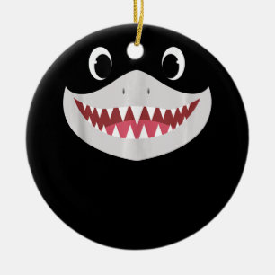Baby Shark Halloween - Cute Shark Gifts Ceramic Tree Decoration