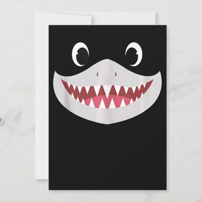 Baby Shark Halloween - Cute Shark Gifts Invitation (Front)