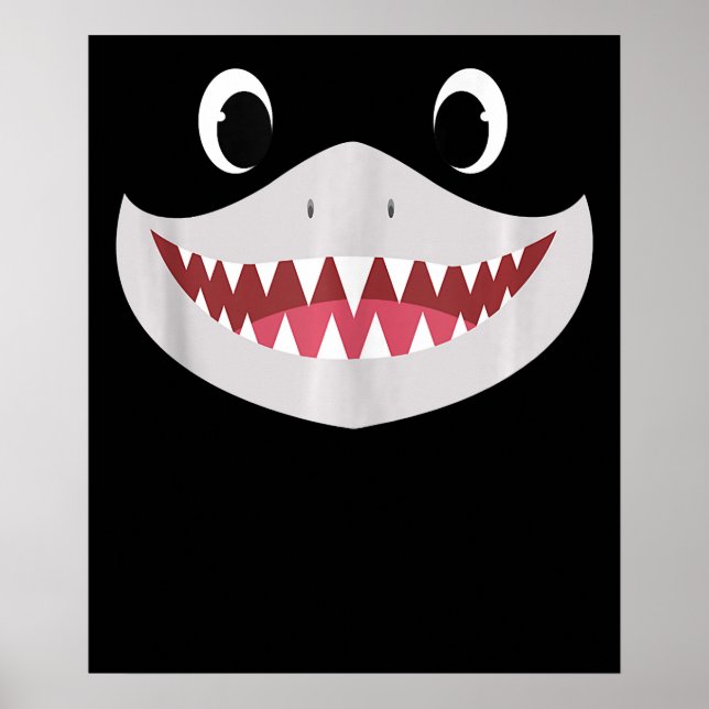Baby Shark Halloween - Cute Shark Gifts Poster (Front)