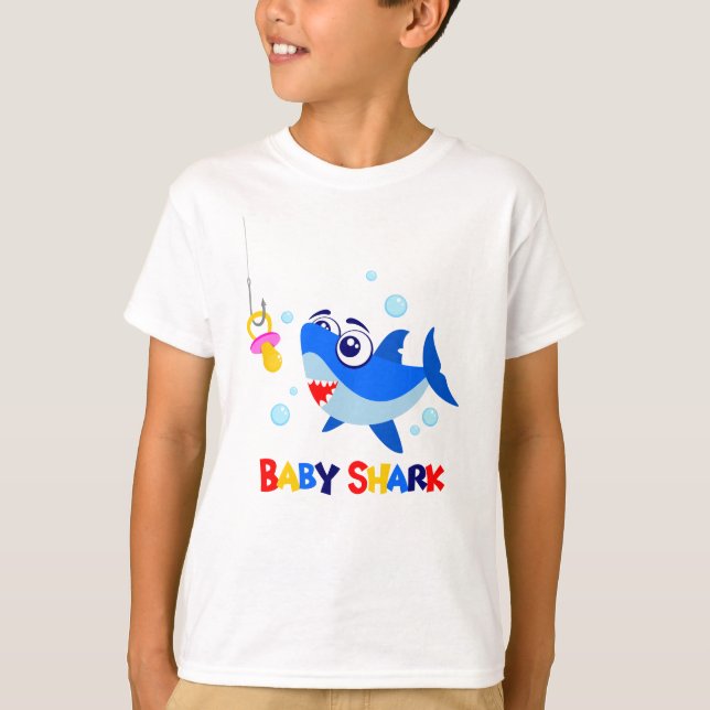 Baby Shark Kids' Hanes TAGLESS® T-Shirt (Front)