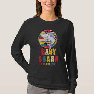 Baby Shark Vintage Retro Doo Doo For Baby For Girl T-Shirt