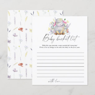 Baby Sheep - Baby bucket list game