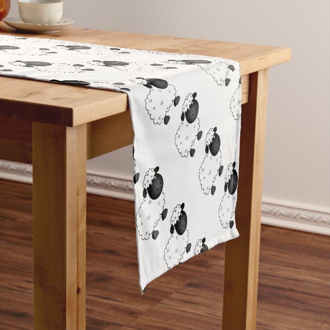 Baby Sheep For Ewe Short Table Runner (In Situ)