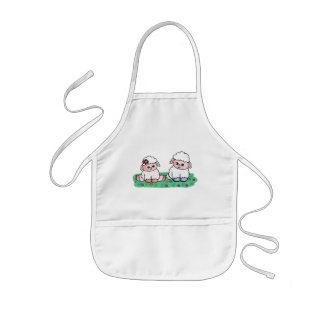 baby sheeps kids apron