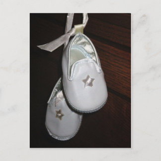 Baby shoes postcard