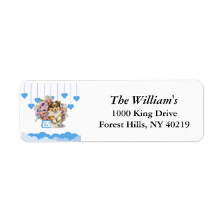 Baby Shower Address Labels, Personalised Address 
