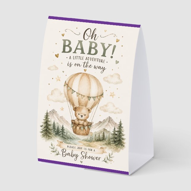Baby Shower Adventure Invitation (Front)