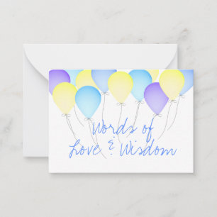 Baby Shower Advice Cards