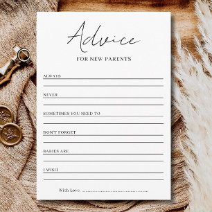 Baby Shower Advice For New Parents Baby Wishes Holiday Card