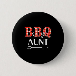 Baby Shower Aunt Bbq Party Cute Matching Family  6 Cm Round Badge