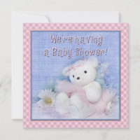 Baby Shower - Ballerina Teddy Bear