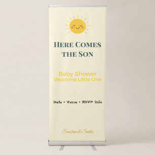 Baby Shower Banner Sunshine & Smiles