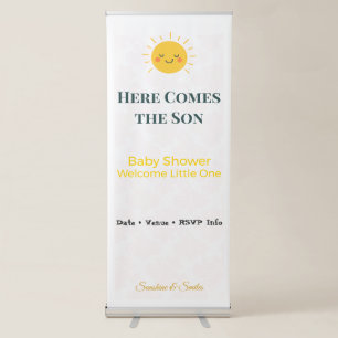 Baby Shower Banner Sunshine Theme Decor