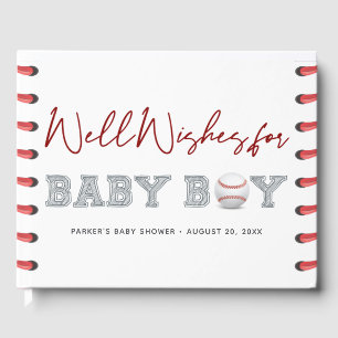 Baby Shower Baseball Guest Book