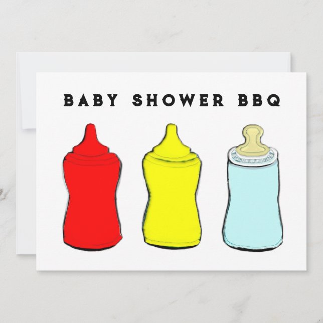 Baby Shower BBQ Invitation (Front)