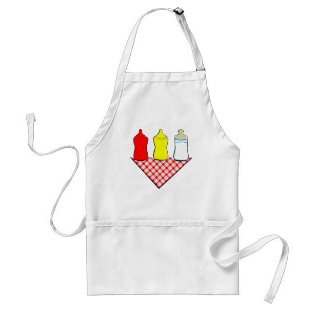 Baby Shower BBQ Standard Apron (Front)