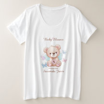 Baby Shower Bears and Butterflies T-Shirt