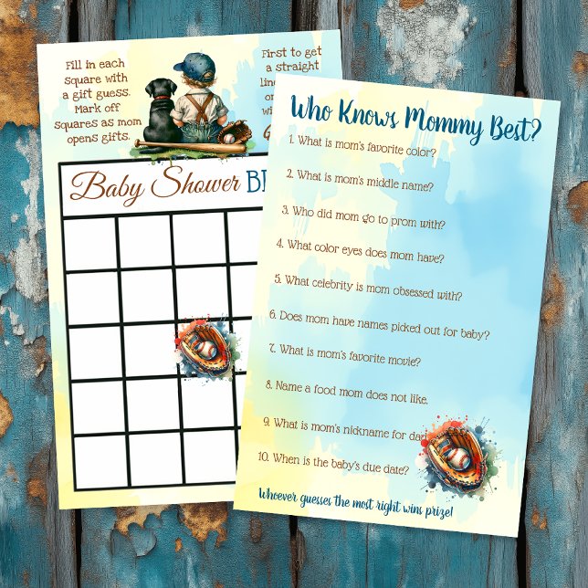 Baby Shower BINGO and Who Knows Mummy Best (Creator Uploaded)