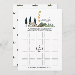 Baby Shower Bingo Card   Adventure Begins