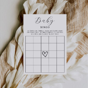 Baby Shower Bingo Card   Baby Shower Games 