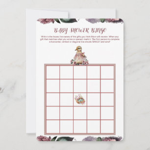 Baby Shower Bingo Card - Cute Duck Theme